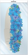 *МА-10479 Маска-ободок. Веночек из васильков (в индивидуальной упаковке с европодвесом и клеевым клапаном) - группа Цветы