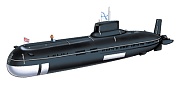 М-14984 Вырубная фигурка. Подводная лодка (для аппликаций)