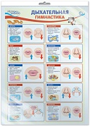 *ПО-14552 ПЛАКАТ А3 В ПАКЕТЕ. Дыхательная гимнастика (в индивидуальной упаковке, с европодвесом и клеевым клапаном)