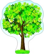 Ф-8732 Плакат вырубной А3. Клен летний (с уф-лаком) - тема Деревья