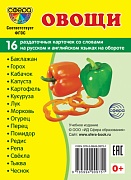 Дем. картинки СУПЕР Овощи.16 раздаточных карточек с текстом на обороте (учебно-методическое пособие с комплектом демонстрационного материала 63х87 мм, познавательное и речевое развитие)