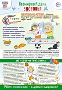 ПЛ-15922 Плакат А3+. Праздничные даты по ФОП: 7 апреля - День здоровья