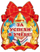 М-6393 Медаль. Школьная За успехи в учебе! (УФ-лак)
