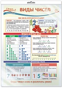 *ПО-13504 ПЛАКАТ А3 В ПАКЕТЕ. Математика в 2 классе. Виды чисел (в индивидуальной упаковке, с европодвесом и клеевым клапаном)