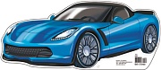 ФМ1-10480 Плакат вырубной А4. Автомобиль легковой синий (с уф-лаком) ФМ1-10480 Плакат вырубной А4. Автомобиль легковой синий (с уф-лаком)