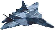 Ф-15655 Плакат вырубной А3. Военная техника.  Самолет СУ-57. Двухсторонний - группа Военная техника